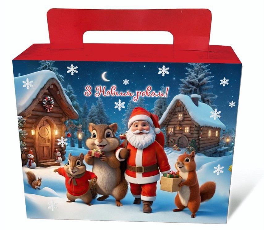 Весела компанія" Дитячий новорічний подарунок, SANTA, 527г.